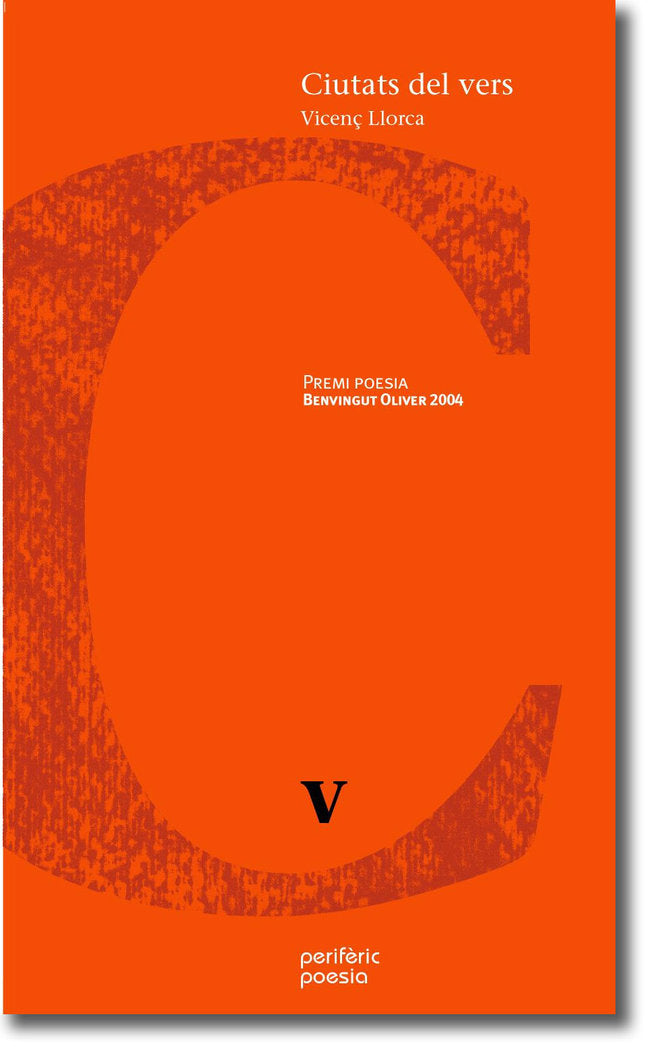 Ciutats del vers, de Llorca, Vicenç | portada del libro