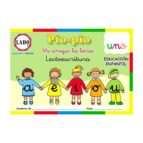 P¡o-p¡o, Mis amigas las letras, lectoescritura, vocales, Educación Infantil, 4-5 años. Cuaderno 1, de Varios autores | portad
