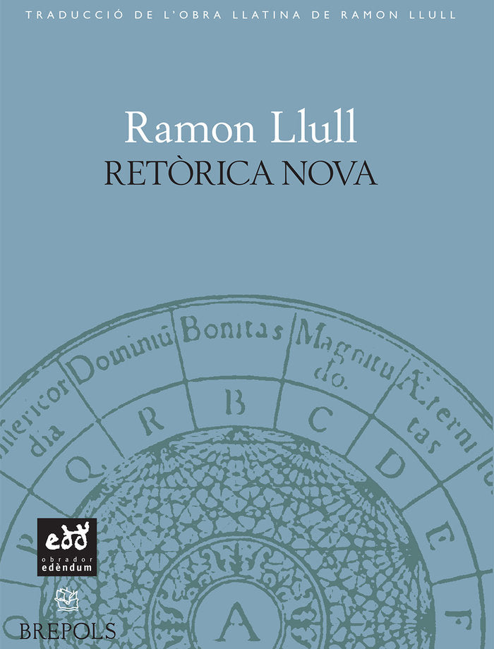 Retòrica nova, de LLULL, RAMÓN | portada del libro