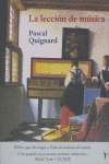 La lección de música, de Quignard | portada del libro