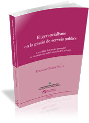 El gerencialisme en la gestió de serveis públics, de Sales, Francesc-Xavier | portada del libro