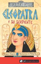 CLEOPATRA y su serpiente, de Margaret Simpson | portada del libro