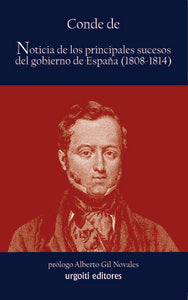 Noticia de los principales sucesos del gobierno de España (1808-1814), de Toreno, Conde de | portada del libro