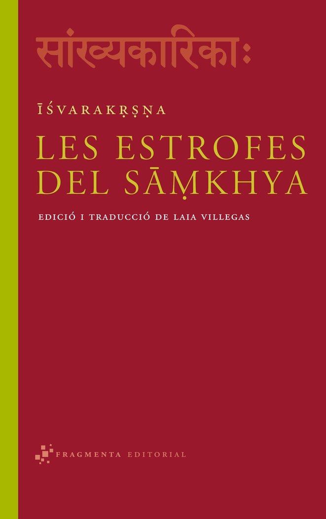 Les estrofes del Samkhya, de Ishvarakrishna | portada del libro
