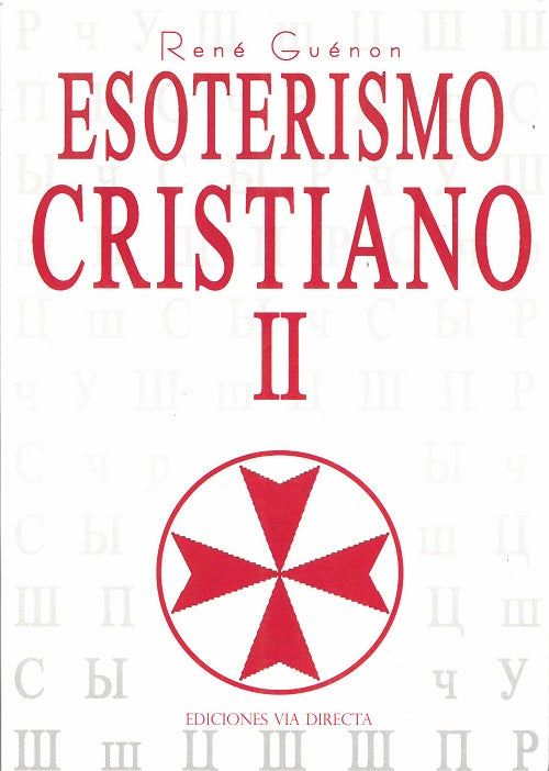 Esoterismo cristiano II, de René | portada del libro