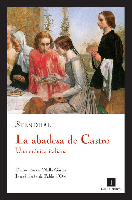 La abadesa de Castro, de Stendhal, Henry Beyle | portada del libro
