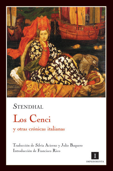 Los Cenci y otras crónicas italianas, de Stendhal, Beyle Henry | portada del libro