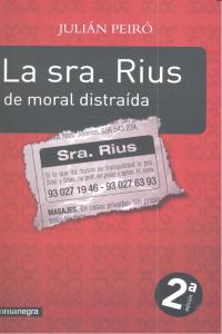 La sra. Rius de moral distraída, de Peiró Escarré, Julià | portada del libro
