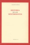 HISTORIA DE LOS SENTIMIENTOS, de CHOZA | portada del libro