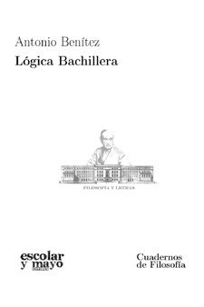 LOGICA BACHILLERA, de BENITEZ LOPEZ | portada del libro