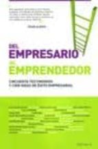 Del empresario al emprendedor, de Varios autores | portada del libro