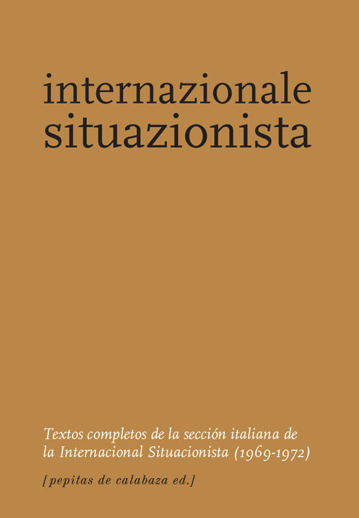 Internazionale Situazionista, de Varios autores | portada del libro