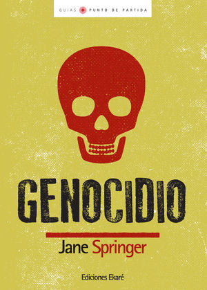 Genocidio, de Jane Springer | portada del libro