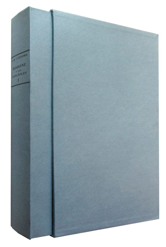 G.B. Bodoni y los españoles., de Cátedra García, Pedro Manuel | portada del libro