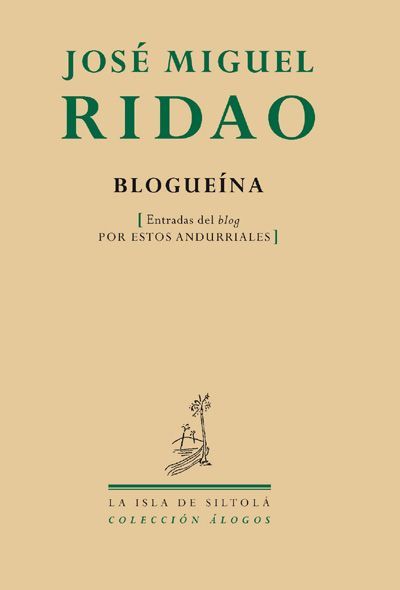 BLOGUEINA, de Ridao González | portada del libro