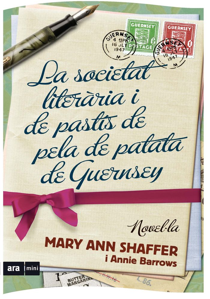 La Societat Literària i del pastís de pela de patata de Guernsey, de Shaffer | portada del libro