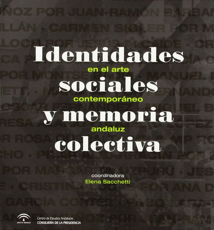 Identidades sociales y memoria colectiva en el arte contemporáneo andaluz, de Sacchetti Osti | portada del libro