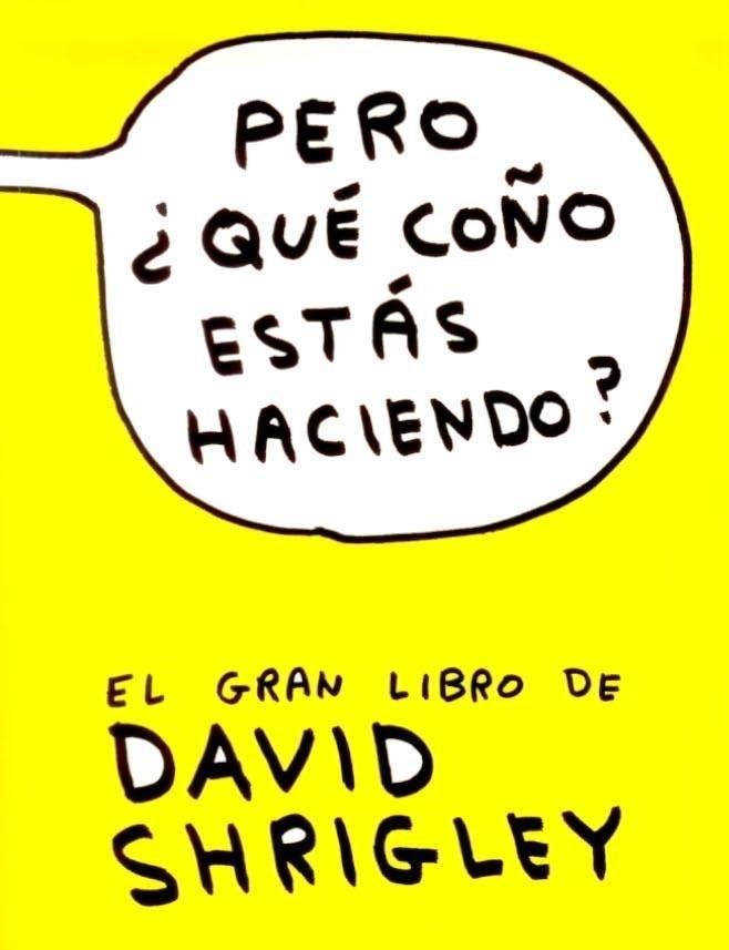 Pero, ¿qué coño estás haciendo?, de Shrigley, David | portada del libro