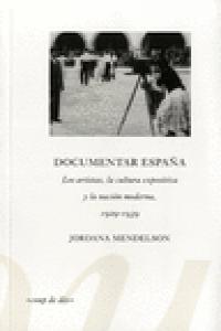 DOCUMENTAR ESPAÑA, de MENDELSON | portada del libro