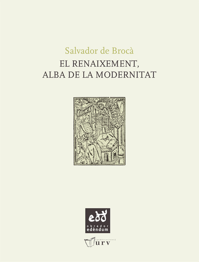 RENAIXEMENT, ALBA DE LA MODERNITAT, de DE BROCA, SALVADOR | portada del libro