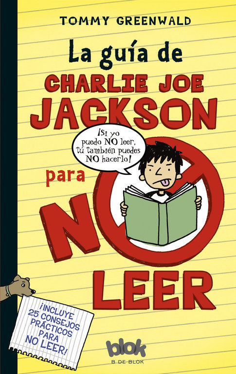 La guía de Charlie Joe Jackson para no leer, de Greenwald | portada del libro