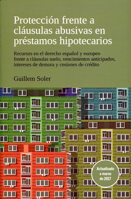 PROTECCION FRENTE A CLAUSULAS ABUSIVAS EN PRESTAMOS HIPOTECARIOS, de SOLER, GULLEM | portada del libro
