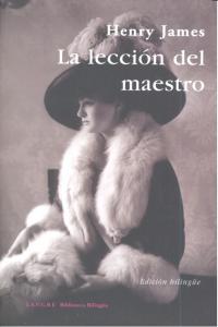 La lección del maestro, de JAMES, HENRY | portada del libro