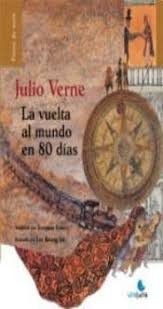 VUELTA AL MUNDO EN 80 DíAS, LA, de VERNE | portada del libro