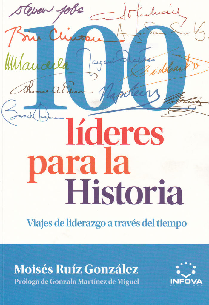 100 líderes para la Historia, de Ruiz González, Moisés | portada del libro