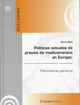 Políticas actuales de precios de medicamentos en Europa, de Lobo Aleu | portada del libro