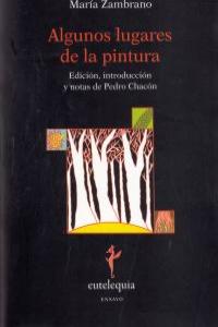 Algunos lugares de la pintura, de Zambrano | portada del libro