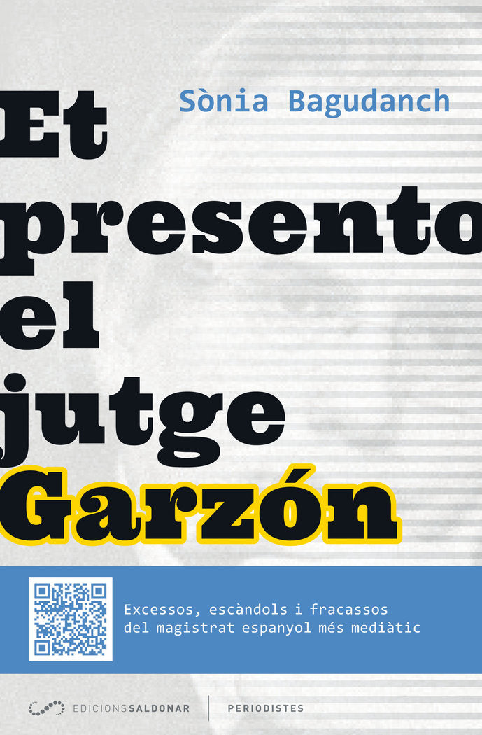 Et presento el jutge Garzón, de Bagudanch, Sònia | portada del libro