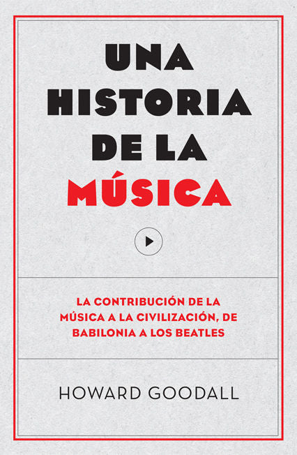 Una historia de la música, de Goodall, Howard | portada del libro
