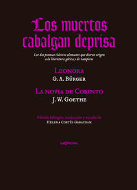 Los muertos cabalgan deprisa, de Gottfried August, Bürger | portada del libro