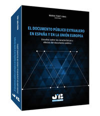 El documento público extranjero en España y en la Unión Europea, de Font i Mas, Maria | portada del libro
