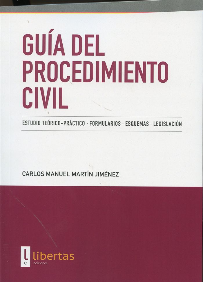 Guía del Procedimiento Civil, de Carlos Manuel Martín Jiménez | portada del libro