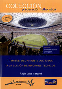 Fútbol. Del análisis del juego a la edición de informes técnicos, de Vales Vázquez | portada del libro
