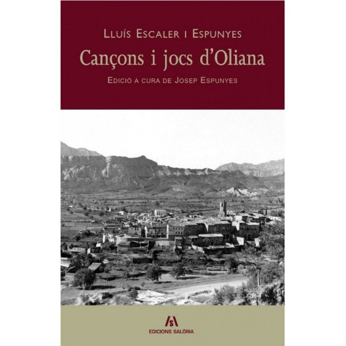 CANçONS I JOCS D'OLIANA, de ESPUñES ESTEVE | portada del libro