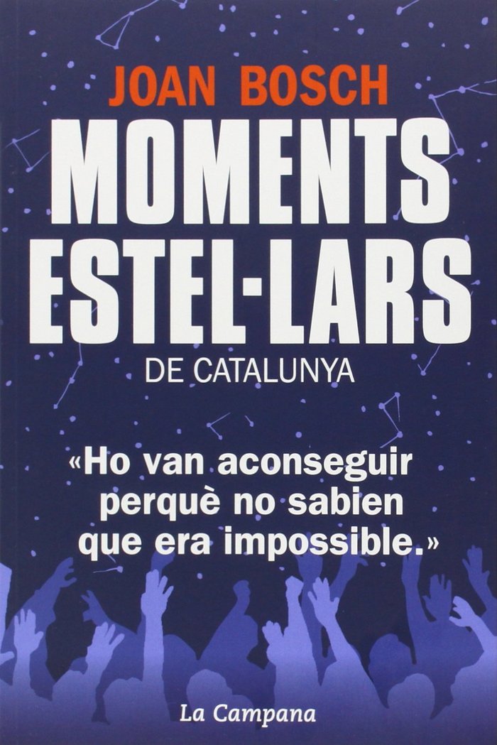 MOMENTS ESTEL·LARS DE CATALUNYA, de BOSCH SOLé | portada del libro