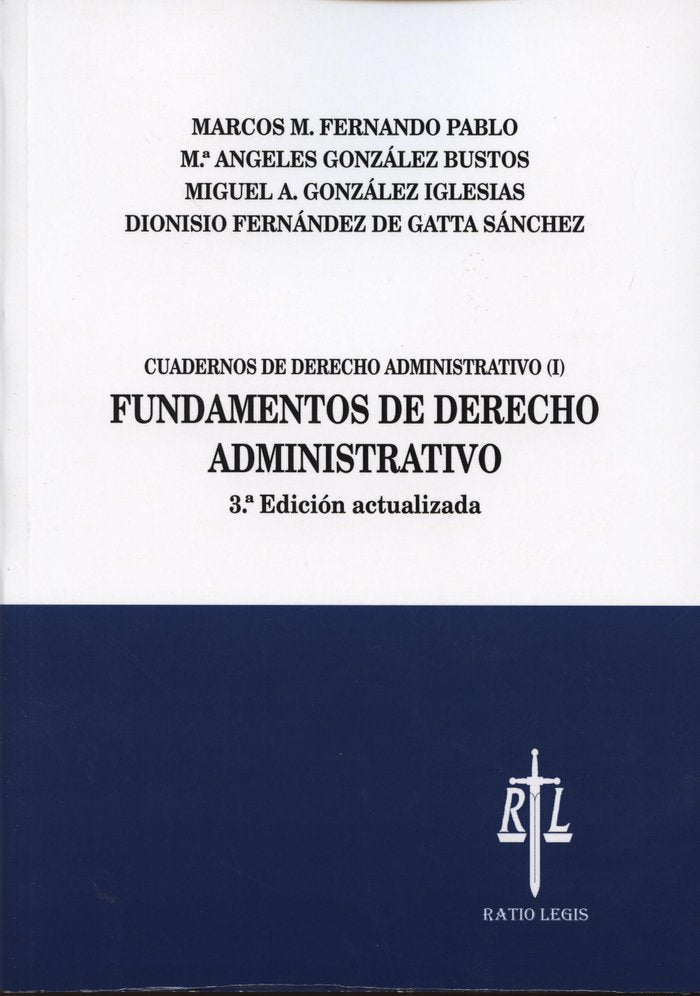 FUNDAMENTOS DE DERECHO ADMINISTRATIVO, de FERNANDO PABLO | portada del libro