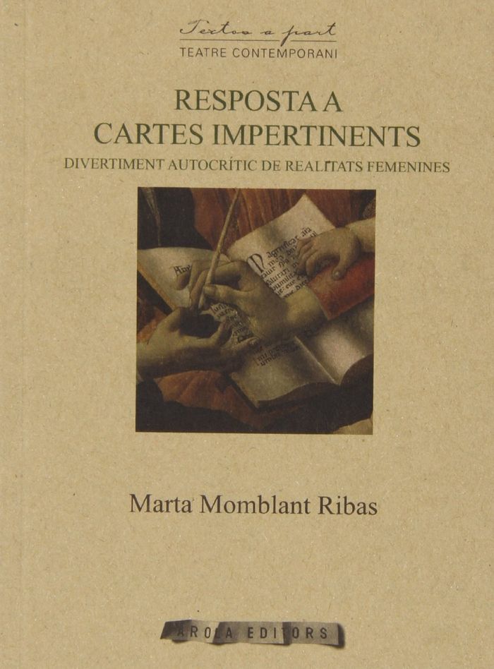 Resposta a cartes impertinents, de Momblant Ribas | portada del libro