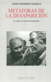 Metáforas de la desaparición, de Fernández Gonzalo | portada del libro