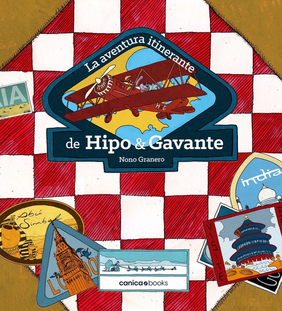 La aventura itinerante de Hipo y Gavante, de Granero, Nono | portada del libro