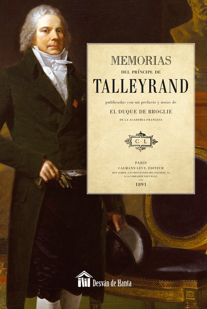 MEMORIAS DEL PRINCIPE DE TALLEYRAND, de de Talleyrand-Périgord, Charles Maurice | portada del libro