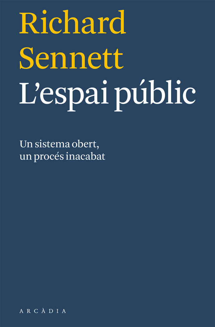 L'espai públic, de Sennett, Richard | portada del libro