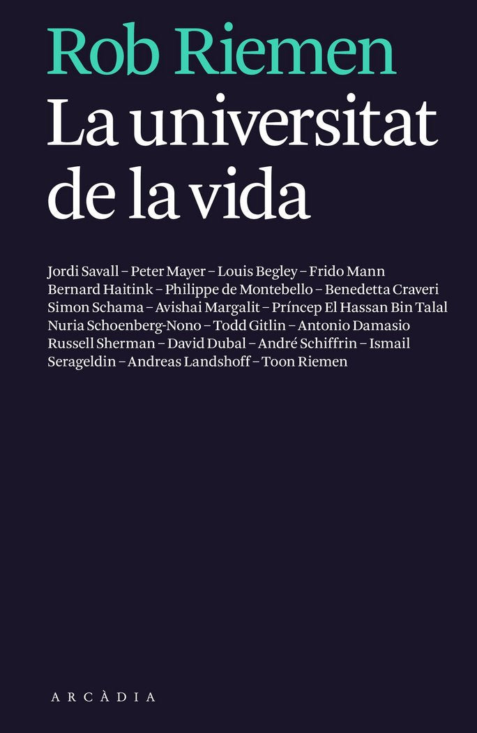 La universitat de la vida, de Riemen | portada del libro
