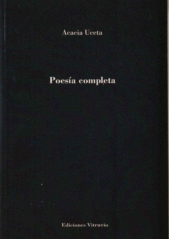 POESíA COMPLETA, de UCETA | portada del libro