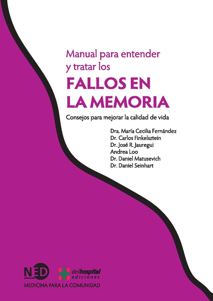 MANUAL PARA ENTENDER Y TRATAR LOS FALLOS EN LA MEMORIA, de Fernández, María Cecilia | portada del libro