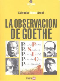 La observación de Goethe, de López Arnal | portada del libro