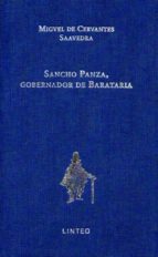 Sancho Panza, gobernador de Barataria, de Miguel de Cervantes Saavedra | portada del libro